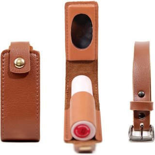 Kit 2 Peças Porta Batom + Cinto Artlux K001 - CARAMELO