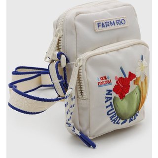 Bolsa Feminina Farm Da Gema Selo P Branca