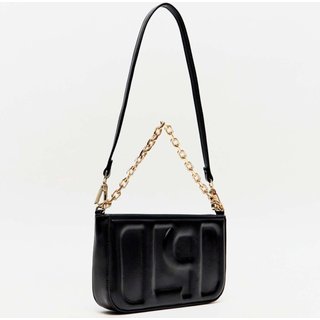 Bolsa Crossbody Lança Perfume Frontal Ve26 Preto Feminino