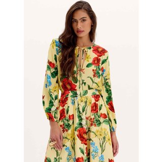 Blusa Fluida Estampa Floral Lança Perfume