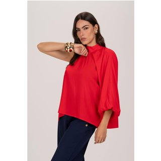 Blusa Feminina Lisa Um Ombro Só Casual Elegante Moderna