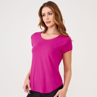 Camiseta Básica Pink Microfibra Donna Carioca