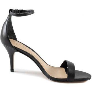 Sandália Schutz Feminina Gizele Salto Médio S042290324 Preto Incolor