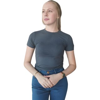 Blusa Ribana Gola Redonda Lunender