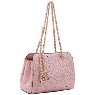 Bolsa Feminina Chenson Classic Cristal Ombro 3485359 Rosa