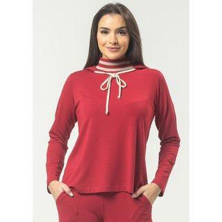 Blusa Pau a Pique Manga Longa Vermelho VERMELHO - P Pau a Pique