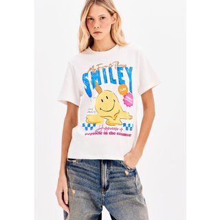 Camiseta My Favorite Regular Smiley Branca
