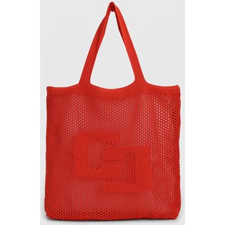Bolsa Feminina Colcci Malha Vazado Laranja
