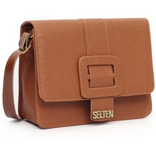 Bolsa Tiracolo Feminina Lateral Com Fivela Lançamento Marrom