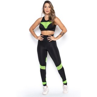 Conjunto Fitness Fristyle Academia Feminino Multicolorido