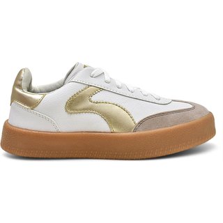 Tênis Feminino Bkarellus Moda Streetwear Casual Confortável Branco