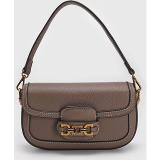 Bolsa Média Santa Lolla Alça Corrente Marrom