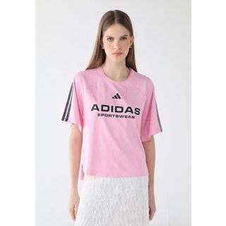Camiseta Feminina adidas Sportswear W Tiro Q3 Rosa