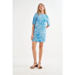 Vestido Estampado Colcci Azul