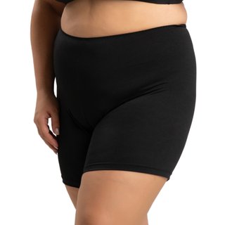 Short Anágua Plus Size Shortinho Segunda Pele Shanty Lingerie Preto