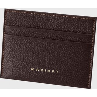 Porta-Cartão de Couro Mariart 750 Chocolate