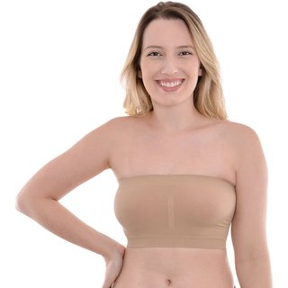 Sutiã Top Faixa Sem Costura Feminino Selene