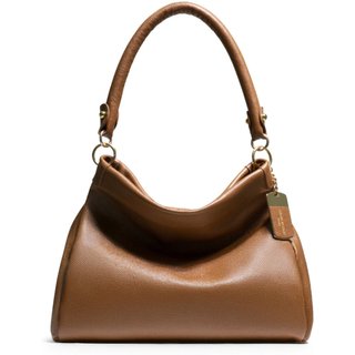 Bolsa Feminina Em Couro Tiracolo Caramelo "Gesiane De Andrade Ramos"""