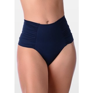 Calcinha Summer Soul Hot Pants Lateral Franzida Azul Escuro