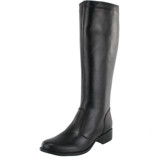 Bota Montaria Couro Cano longo Liza Basica Lançamento Agnes Veronez Preto