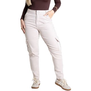 Calça Sarja Sawary Mom - 280076 - Bege - Sawary