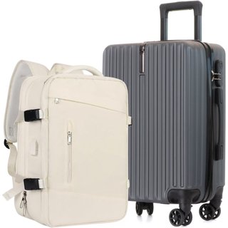 Kit Mala De Viagem 10kg De Bordo Kit Mochila Para Viagem Expansível Executiva Avião Bordo Luísa Rinaldi