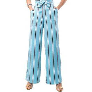 Calça sawary Wide Linear - 279710 - Azul - Sawary