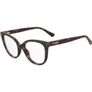 Armação de Óculos Love Moschino Mol635 05L - Marrom Havana 52