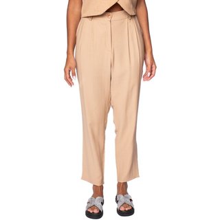Calça Feminina The Style Box Reta de Alfaiataria Bege