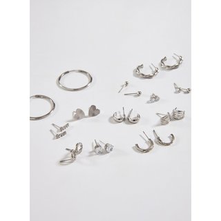 Conjunto 12 Brincos E Argolas