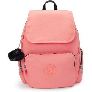 Mochila Kipling City Zip S Peach Peace