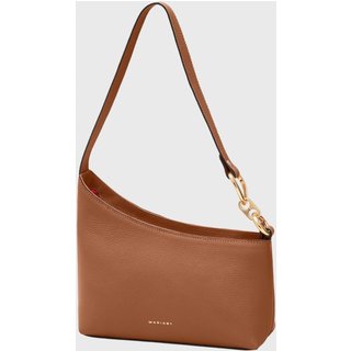Bolsa Shoulder Couro Mariart Lírio Camel
