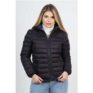 Jaqueta Dupla Face Feminina Sh Fashion Super Quentinha Cor Preto
