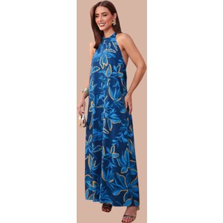 Vestido Longo Ícone Fashion Joá Estampa Floral Florarte