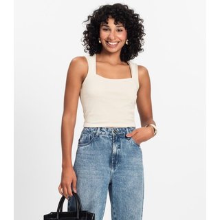 Cropped Feminino Select Bege