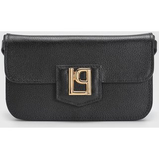Bolsa Feminina Lança Perfume Texturizada Preta
