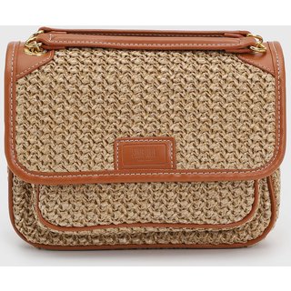 Bolsa Feminina Santa Lolla Tramada Caramelo