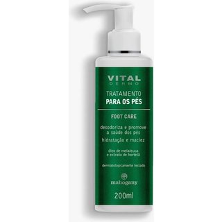 Mahogany Creme Tratamento Pes Foot Care Vital Dermo 200Ml