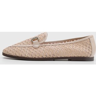 Mocassim Feminino Anacapri Tramada Bege