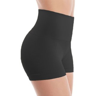 Calcinha Loba Redutora Boxer Slim Sem Costura PRETO
