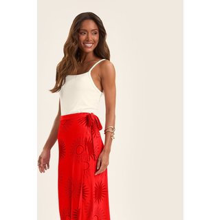 Regata Feminina Ribana de Viscose Rovitex Bege