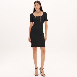 Vestido Curto Easy Lança Perfume Ve25 Preto Feminino