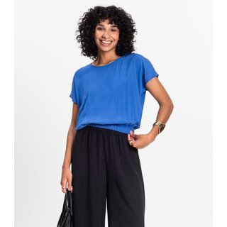 Blusa Feminina manga curta Infinita Cor Azul