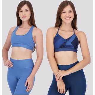 Kit 2 Tops Area Silver Star Feminino Azul