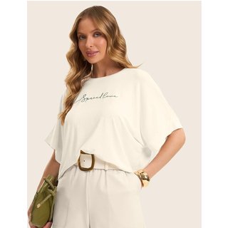 Blusa Feminina em Viscotorcion Rovitex Bege