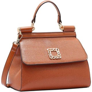 Bolsa Feminina Chenson Original Perolado Chic Mão Whisky 3485063