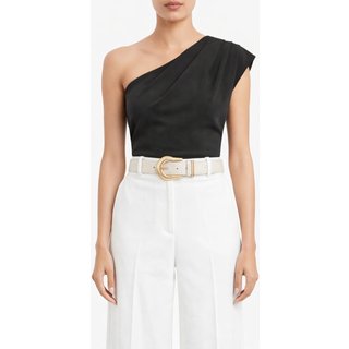 Cinto Fivela Meia Lua D Bell Outelet Fashion Off-White