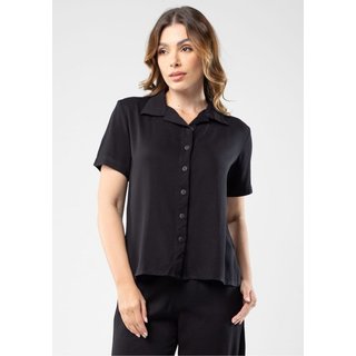 Camisa Básica Pau a Pique Viscose Preto PRETO - P Pau a Pique