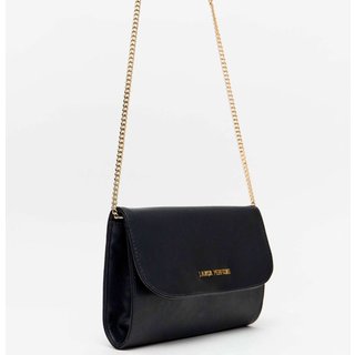Bolsa Crossbody Lança Perfume Letras Pr26 Preto Feminino