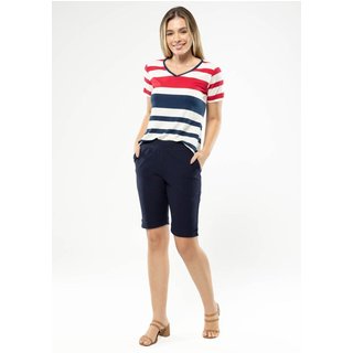 Bermuda Pau a Pique Básica Azul Marinho MARINHO - G Pau a Pique